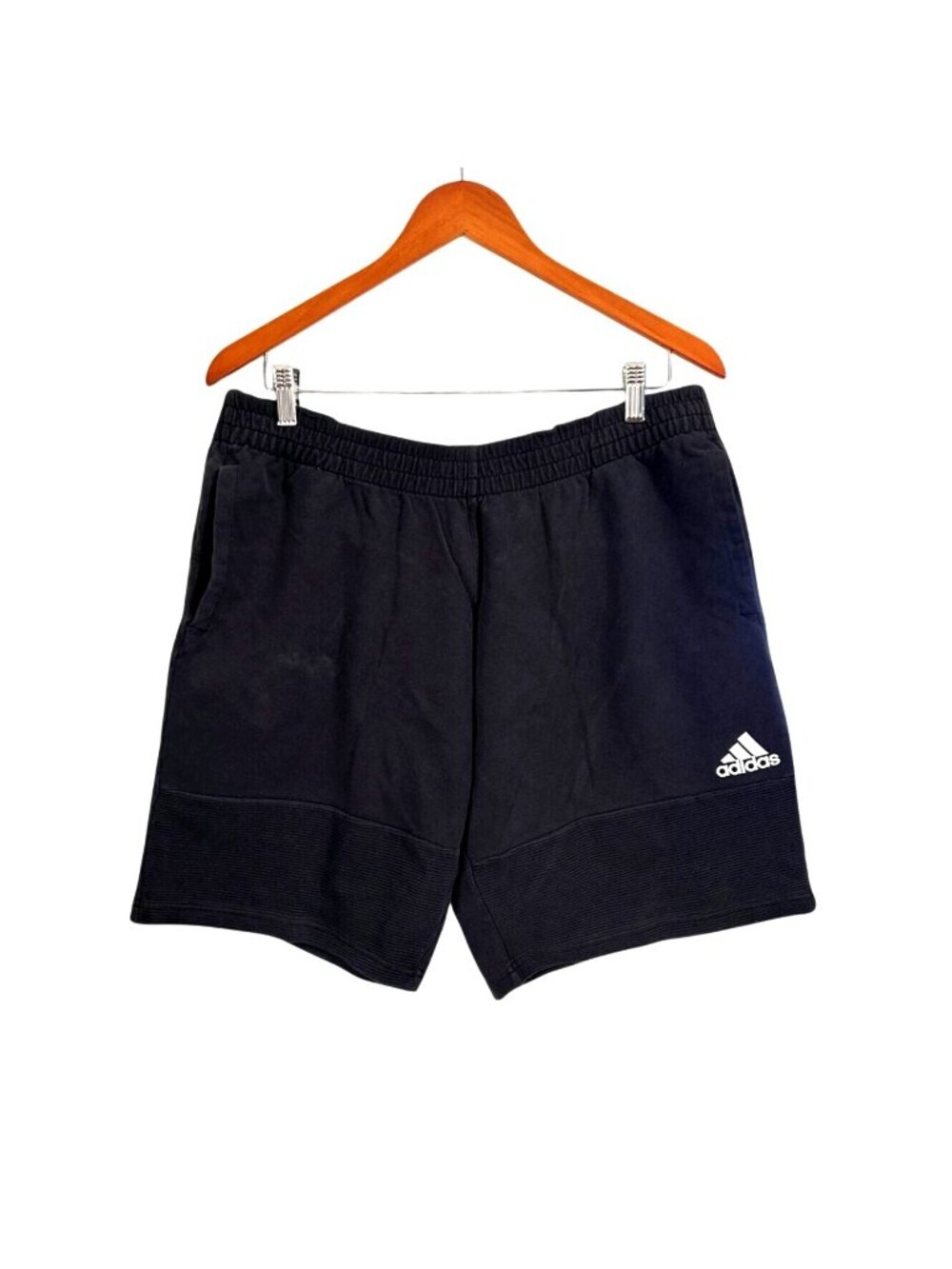 Adidas Mens Black XL Cotton/Polyester Shorts